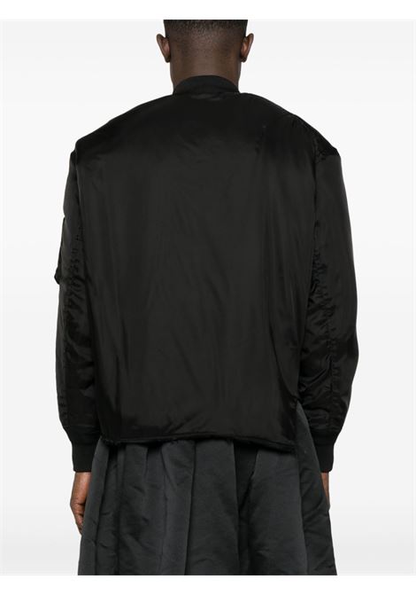 Black satin bomber jacket Comme Des Garçons - unisex COMME DES GARCONS BLACK | 1OJ0160521